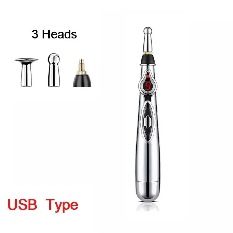Portable Massage Cushion, Massage Sticker, & Massage Pen Combo Set For Neck, Shoulders & Full Body