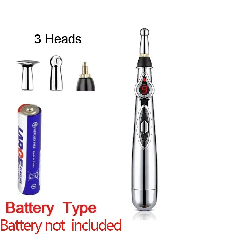 Portable Massage Cushion, Massage Sticker, & Massage Pen Combo Set For Neck, Shoulders & Full Body