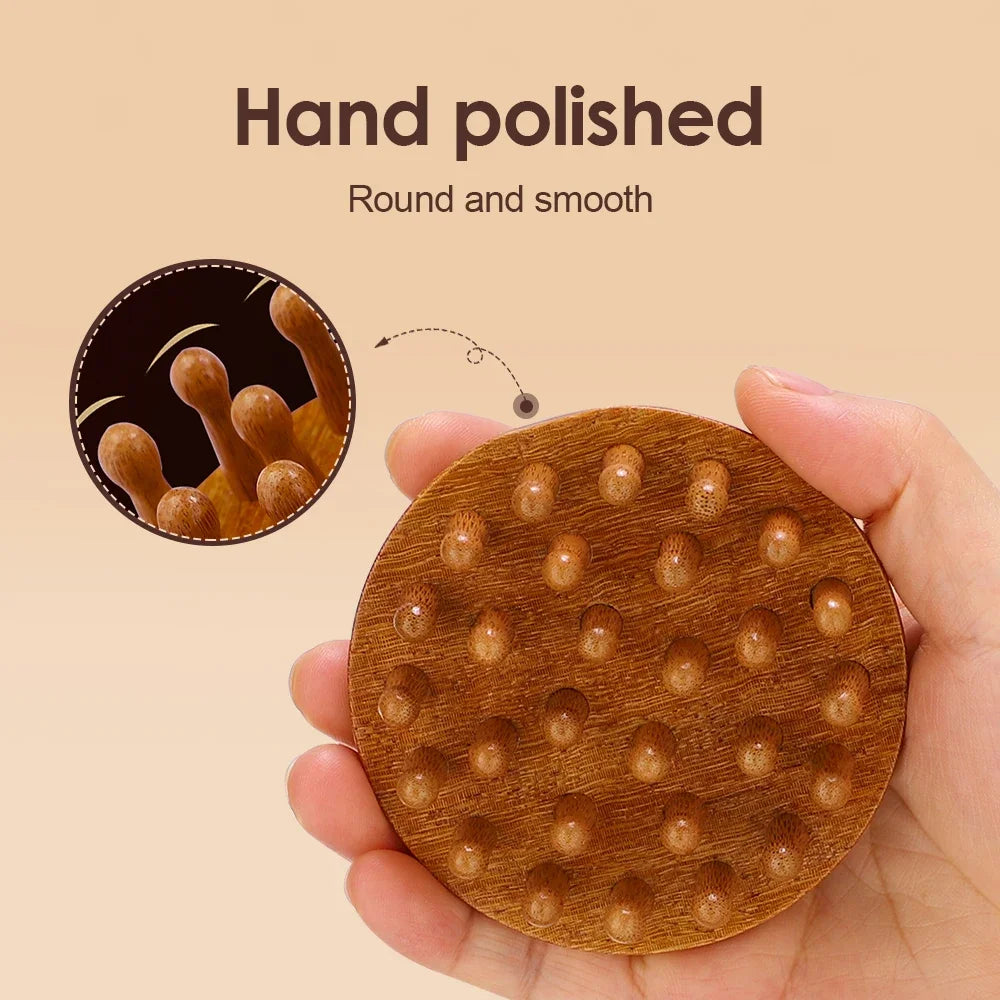 Wooden Scalp Massager – Natural Hair & Head Massage Tool